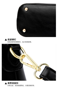 Bolsos de Mano para Mujer al por Mayor, Personalizados, de Cuero Vintage, Tipo Tote, Bandolera, Hobo, con Doble Cremallera, para Hombro - Product Image 6