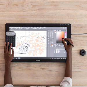 Huion <span class=keywords><strong>Kamvas</strong></span> <span class=keywords><strong>24</strong></span> Plus, Monitor LCD de <span class=keywords><strong>24</strong></span> Pulgadas con 140% SRGB, Tableta Gráfica Profesional con Lápiz Óptico para Dibujo - Product Image 2
