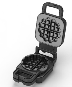 Machine à <span class=keywords><strong>sandwich</strong></span> détachable 3 en 1 métallique classique avec revêtement antiadhésif Grille à tranches 2 grandes pour un nettoyage facile pour un usage domestique - Product Image 4