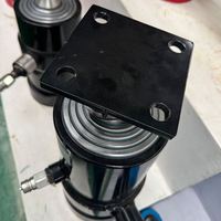 Camion benne semi-remorque à basculement latéral automatique à 5 étages avec double piston CCYY, vérins de levage hydrauliques, certifié ISO9001
