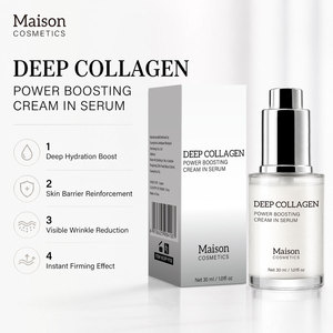 Crema Facial de Colágeno Profundo de 30 ml, Potenciadora de Colágeno, con Ácido Hialurónico, Antiarrugas, Hidratante y Reafirmante, Etiqueta Privada OEM - Product Image 2