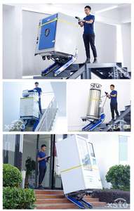 การปีนบันไดรถเข็นขับเคลื่อนด้วยดอลลี่รถบรรทุกมือพับได้ปีนเขา 400Kg ลิฟท์ไฟฟ้า 350Kg - Product Image 5