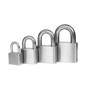 Lock Padlock High Quality Waterproof 30/40/50/60mm Stainless Steel Pad Lock Safety Padlock