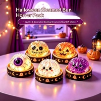 Paket Horor Halloween Bestseller Lintas Negara, Mainan Squishy Labu Setan, Karet Lunak Pereda Stres, Dekorasi Lucu