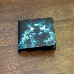 Cartera de Trabajo de PU con Diseño de Superhéroe <span class=keywords><strong>Batman</strong></span>, Impresión Digital Hecha a Mano, Cierre Abierto, Portátil, Corta, Promocional - Product Image 5