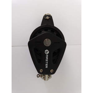 Poulie double maîtresse 60 mm avec roue de 12 mm de diamètre pour l'ancrage et l'amarrage des bateaux - Product Image 5