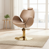 Chaise de barbier pliable ergonomique LC036, durable, en cuir synthétique, hauteur réglable, rotation à 360°, pour salon de coiffure.