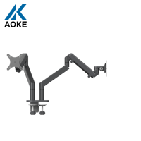 Support de bureau bras de moniteur LCD TV Support CE aluminium + abs accessoires de bureau de haute qualité bras de moniteur