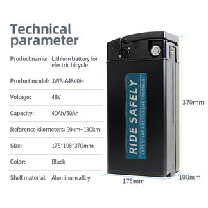 Batterie Lithium-Ion 48v 50ah pour vélo électrique Style <span class=keywords><strong>Haiba</strong></span> Plus, batterie Rechargeable pour vélo électrique, batterie de secours - Product Image 6