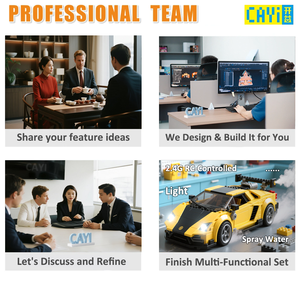 CAYIカスタムRCリモートコントロールファンクションキットOEM & ODMビルディングブロックセットモーターバッテリーリモコン技術部品LEDレンガ - Product Image 3