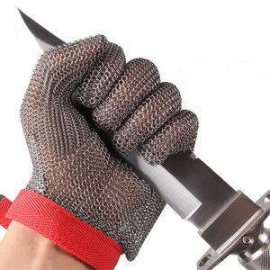Guantes <span class=keywords><strong>de</strong></span> malla <span class=keywords><strong>de</strong></span> acero inoxidable <span class=keywords><strong>de</strong></span> 5 dedos, económicos <span class=keywords><strong>de</strong></span> fábrica, resistentes a cortes, para protección <span class=keywords><strong>de</strong></span> manos - Product Image 2