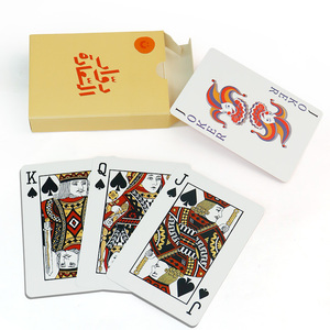 Naipes de Plástico con Diseño Impreso Personalizado y Logotipo de Sol, Juego de Naipes de Póquer de Plástico de Alta Calidad Personalizados - Product Image 3