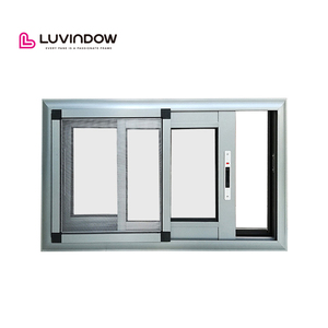 Cao cấp cửa sổ nhà cung cấp luvindow tùy chỉnh Tempered low-e nhà cửa sổ kính thiết kế ba tráng men nhôm trượt cửa sổ - Product Image 6