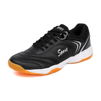 Chaussures de badminton et de tennis de table pour hommes et femmes, tissu superfine, semelle extérieure en caoutchouc + MD, antidérapantes, respirantes, pour l'entraînement et la course à pied