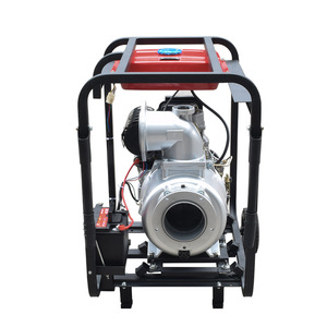 Pompe à eau diesel refroidie par air 192, 6 pouces, 12 chevaux, grande cylindrée, auto-amorçante pour le contrôle des inondations, le drainage et l'irrigation - Product Image 3