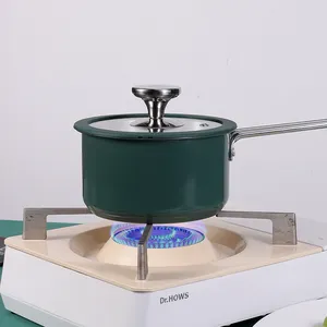 Induction&Gas Ceramic Color Painting Durable Non Stick Pots Sauce Pan Cookware Set Cooking Casserole Set Cooking Pots