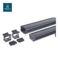 Décoration murale extérieure pour bâtiment, projecteur mural linéaire LED en aluminium, 36W, haute luminosité, DMX512, télécommande intelligente sans fil, IP65