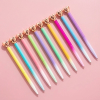Stylo à bille créatif en métal en forme de cœur, cadeau publicitaire, logo personnalisable
