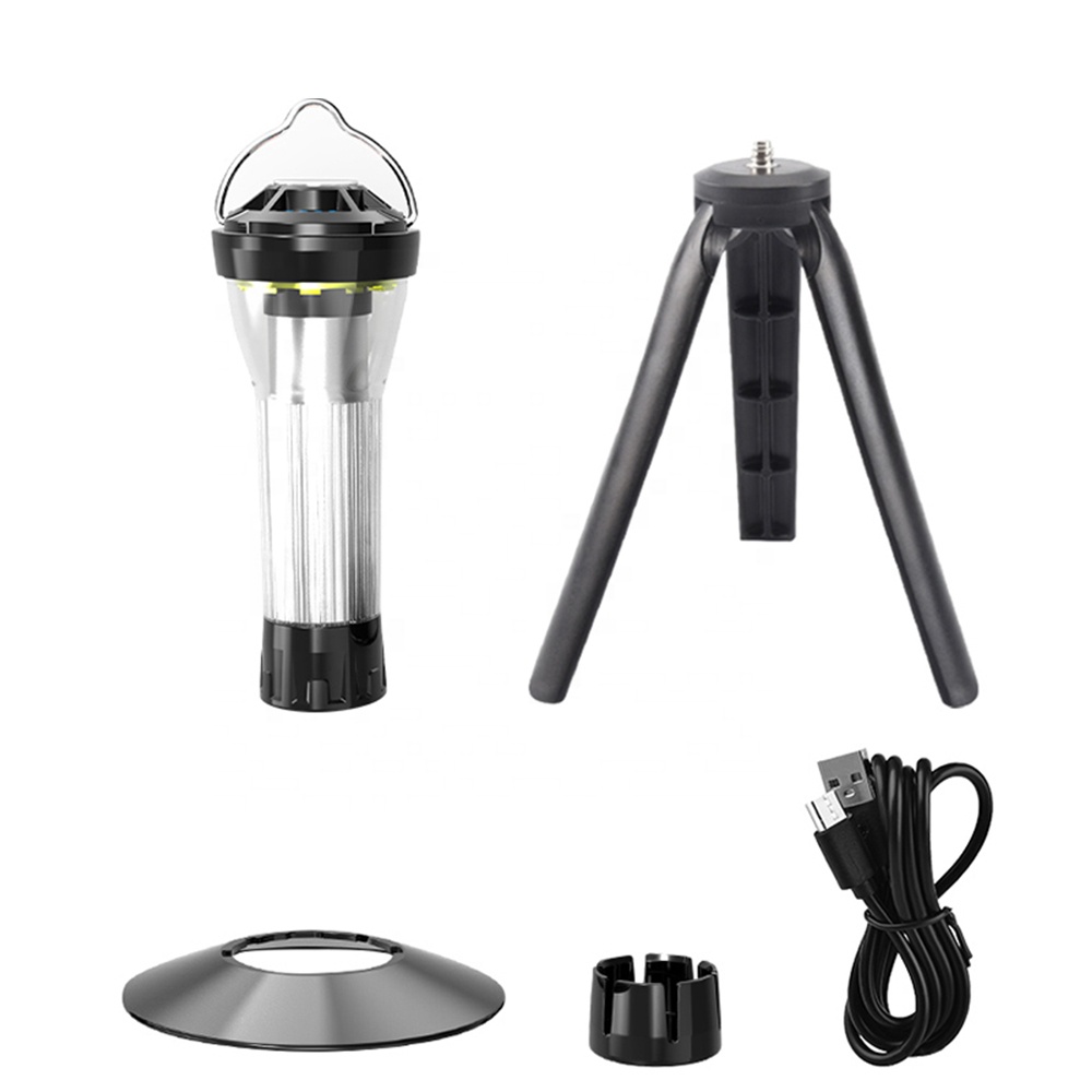Asafee HW777 XPE LED Camping Lantern with Magnetic Base Lamp built-in battery 5 Light Modes Portable