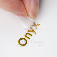 Étiquettes autocollantes en métal 3D personnalisées, autocollant en feuille d'or imperméable, fabricant d'autocollants, étiquette de logo privée