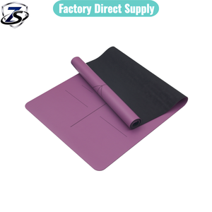 Tapis <span class=keywords><strong>de</strong></span> <span class=keywords><strong>yoga</strong></span> haut <span class=keywords><strong>de</strong></span> gamme en PU, surface ultra-adhérente, bords anti-roulement, certifié CE RoHS pour les clubs <span class=keywords><strong>de</strong></span> fitness - Product Image 1