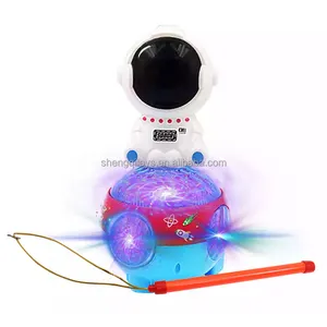 Juguete de linterna Robot espacial eléctrico Equilibrio Bola de juguete con música y luz para niños