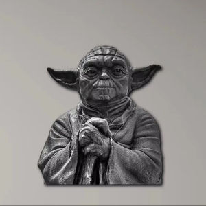 Art mural en métal Yoda - Product Image 1