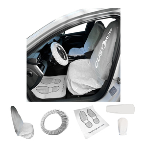 Housses de siège de voiture en <span class=keywords><strong>plastique</strong></span> transparent, <span class=keywords><strong>housse</strong></span> en <span class=keywords><strong>plastique</strong></span> pour sièges, lavage de voiture - Product Image 3