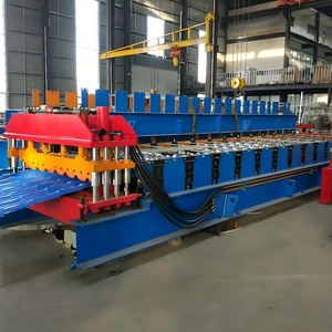 Avita tráng men ngói tạo thành máy mái tấm cuộn tạo thành máy màu thép đứng đường may hồ sơ lõi máy làm - Product Image 2