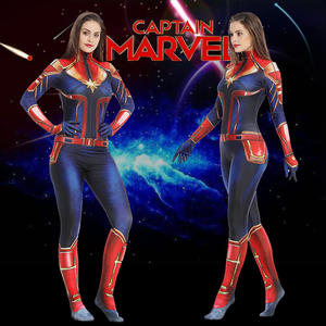 Hot Sale Women and Girls Superhero Jumpsuit for Halloween Sexy <strong>Captain</strong> Women <strong>Costume</strong> - Product Image 3