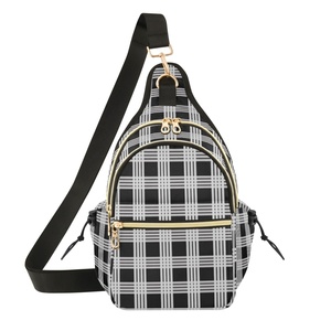 Aloha <b>Small</b> Sling Bag Sports Crossbody Chest Shoulder Bag Men Custom Logo Hawaiian Palaka Crossbody Bag for Travel - Product Image 1