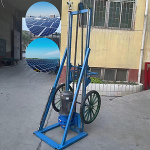Portable Electric Mini Pile <b>Driver</b> Machinery with Motor Bearing Gearbox High Efficiency Ground <b>Screw</b> Pile Machine - Product Image 4