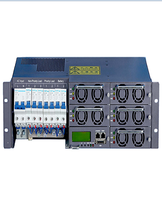 Redresseur de puissance télécom à découpage Huada HD3U-48150 19 pouces 3U 48V 150A 12kW, efficacité 92%, récupération rapide, disjoncteur 0.98 AC110/220V