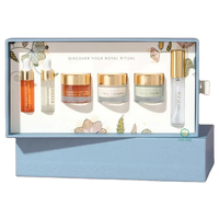 Ensemble de kit de produits de soins de la peau en papier d'art rigide à impression personnalisée Boîte-cadeau Boîte de papier cosmétique avec logo personnalisé