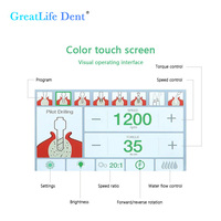Système de moteur d'implant dentaire sans balais à écran tactile Greatlife, expédition locale US, couple élevé 5-80 Ncm avec pompe d'irrigation pour chirurgie buccale
