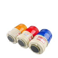 LTD-5088CD Tragbare Wiederaufladbare LED-Blinkleuchte mit Ton Magnetische Trockenbatterie Reflektierende Rote Auto-Warnleuchte