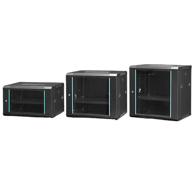 Promotional Price 19 Inch Wall Mounted 4U 6U 9U 12U 15U Network Racks Cabinet Sever Racks White/black