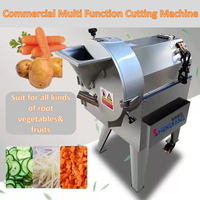 Hoge Kwaliteit Commerciële Groente & Fruit Chip Cutter Kubus Machine Met Motor Voor Aardappel & Cassave Chips