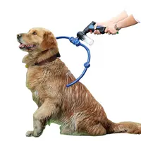 عائلة الحب قابل للتعديل 360 درجة الكلب دائرة دش الحيوانات الأليفة رش البلاستيك المحمولة الحيوانات الأليفة أداة الاستحمام الكلب دش
