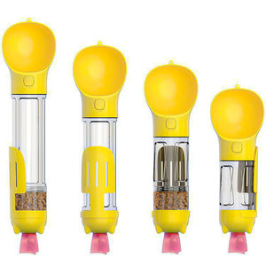 Seyahat açık çıkarılabilir 3 In 1/4 In 1 300Ml 500Ml asmak Pet köpek su şişesi dağıtıcı ile kürek, cal al çanta ve asılı halat - Product Image 4