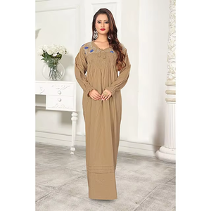 Vestido Largo Turco para Mujer Musulmana, Abaya con Adornos de Encaje, Kaftan, Kimono, Jalabiya, Ropa Africana para Chicas - Product Image 5