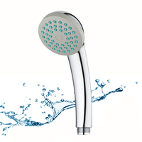 Prix de gros direct usine, économique, pommeau de douche à main en ABS avec interface 1/2 pouce et finition UV polie