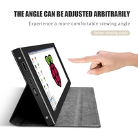 TC703 1024x600 Cadre en métal Écran tactile capacitif de 7 pouces Moniteur portable Écran tactile portable