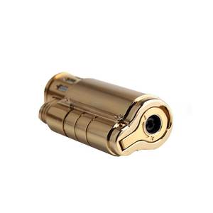 Offre Spéciale trois torche métal rechargeable électronique coupe-vent cigare Triple bougie Flip Top Jet torche briquet pour prix de gros - Product Image 2