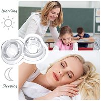 Correcteurs de mamelons en silicone avec logo personnalisé, tire-lait, ventouses avec étui de transport, paires