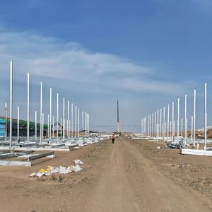 Structure en acier préfabriquée durable et au design moderne <span class=keywords><strong>pour</strong></span> entrepôt à bétail, ferme et hangar à vaches - Product Image 4