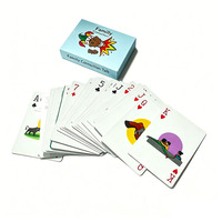 Cartes d'affirmation personnalisées format poker, ensemble de conversation sur la connexion familiale OEM avec papier couché et impression offset