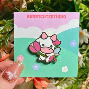 Pins personalizados de fábrica, insignias de metal con logo de ganado, broches, pins de esmalte duro <span class=keywords><strong>y</strong></span> blando, pins de solapa - Product Image 2