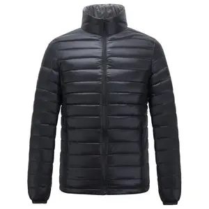 TOPKOHigh Quality Manufacture ODM OEM Wholesale Winter outdoor Waterproof Mens down Jacket solid color with zipper