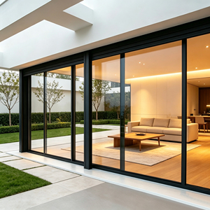 Portes coulissantes à double vitrage AS2047 Australie pour balcon, véranda extérieure, portes horizontales à double vitrage, portes coulissantes pour <span class=keywords><strong>patio</strong></span> - Product Image 1